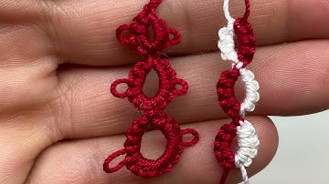 Naaldtatting: Leer hoe je een splitring maakt