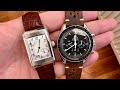 The Two Watch Collection: Omega Moonwatch and JLC Reverso in a Mirage Watch Roll