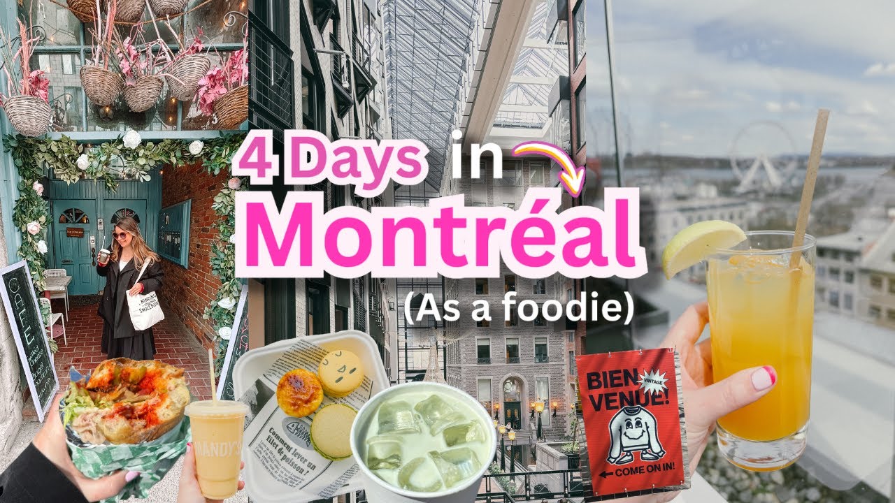 Montreal Travel Vlog 🏙️✨| What to eat, see, and do in Montreal