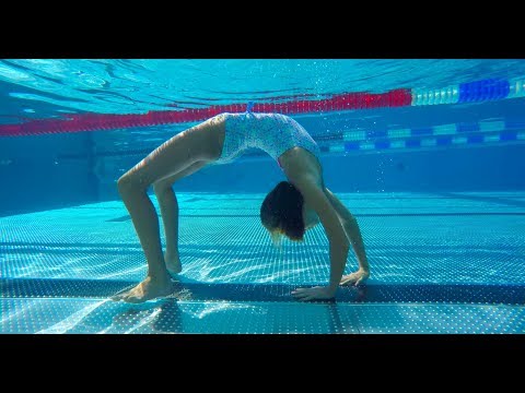 Carla underwater doing