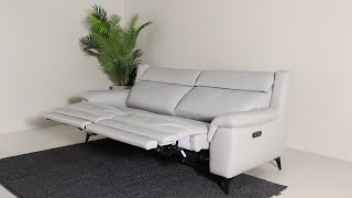 Zeus 3 Seater Recliner Sofa (with Ote Coffee Tables)