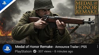 Medal Of Honor Remake 2025 - First Trailer Electronic Arts Gamescom Concept