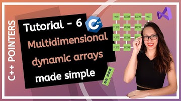 C++ POINTERS (2025) - What is a dynamic two-dimensional array? (MULTIDIMENSIONAL dynamic arrays)