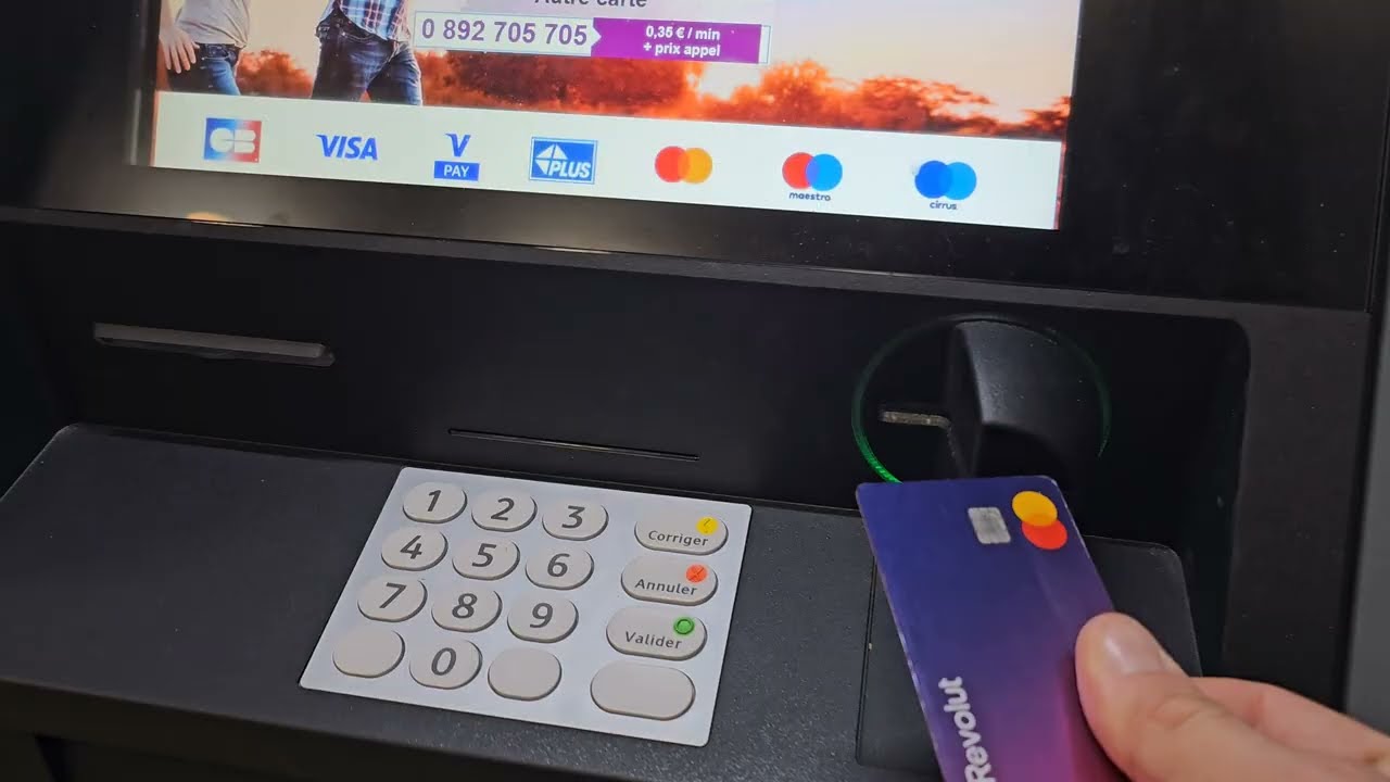 Comment retirer de l'argent dans un distributeur automatique de billet ?