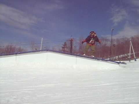 Snowboarding with Angela