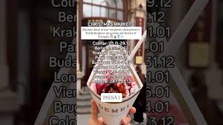 Datat E Hapjes Së Christmas Markets