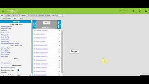 Infinite Campus Gradebook 101