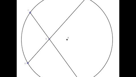 Product of segment lengths of two chords on a circle