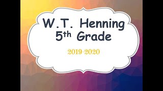 5th Grade EOY 2019-2020