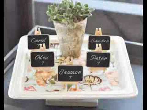 Place Card Holders And Favor Ideas