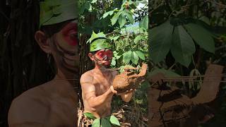 Survival Skills: SMART and USEFUL ideas in the Woods by making a giant helicopter #camping #survival
