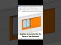Revit, paint and remove paint #revit #shorts #wall