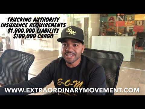 TRUCKING: OWN AUTHORITY AND COMMERCIAL INSURANCE- FMSCA REQUIRES $750,000 GENERAL LIABILITY!!!