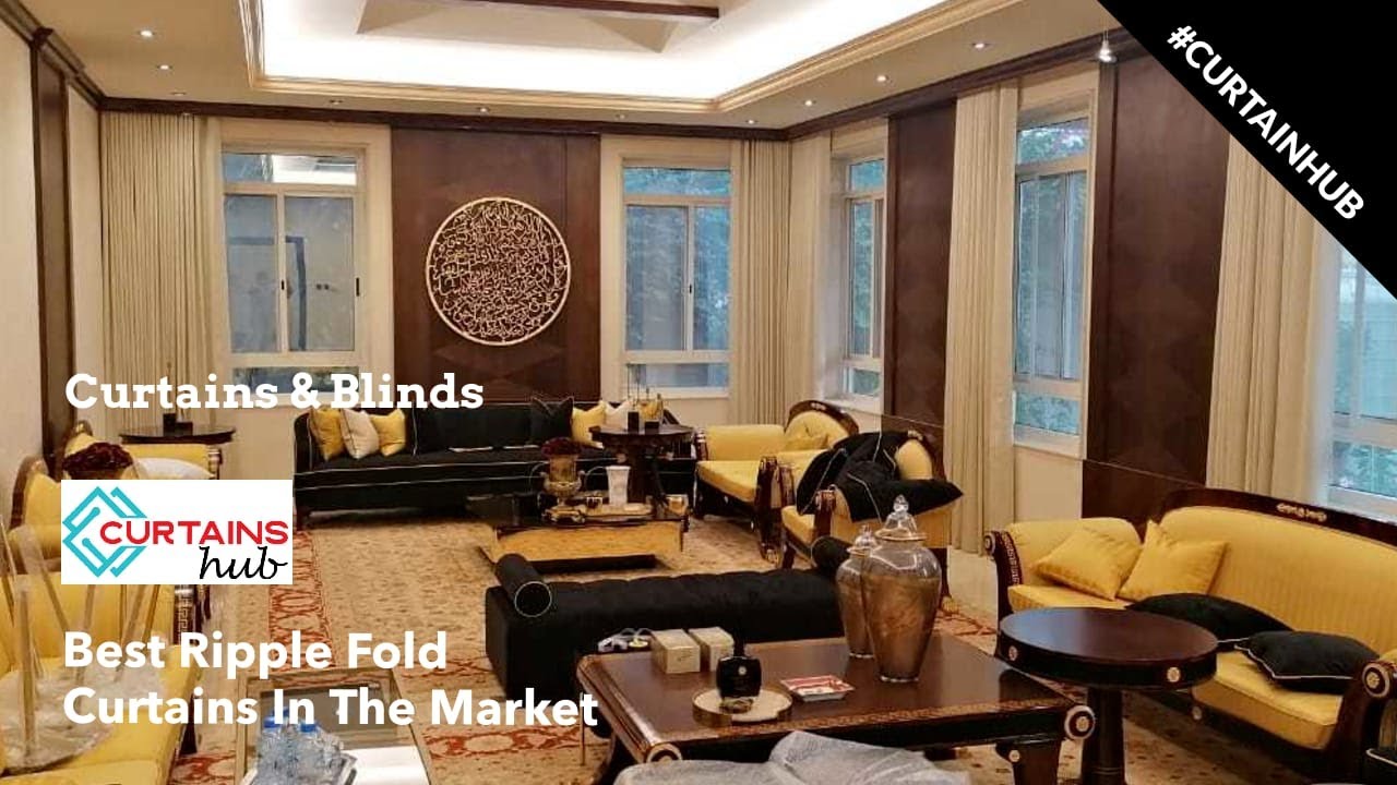 RIPPLE FOLD CURTAINS - Al Warqa Villa, Curtains Hub