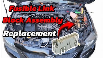 DIY How to Replace Fusible Link Block Assembly 2009 Toyota Corolla LE