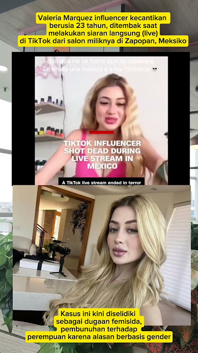 Viral!! Selebgram Meksiko ditembak mati saat sedang live#short#shorts#masukberanda