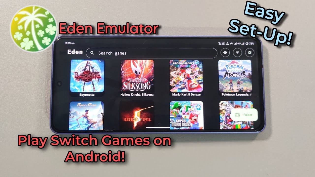 Eden emulator set-up for android 2026! | How to play Switch games