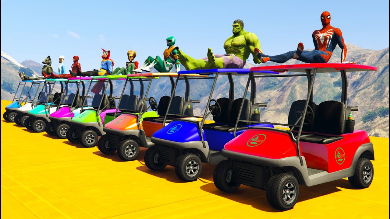 DESAFIO NA ESCADA GIGANTE COM CARRINHO DE GOLFE ATÉ O BARCO HOMEM