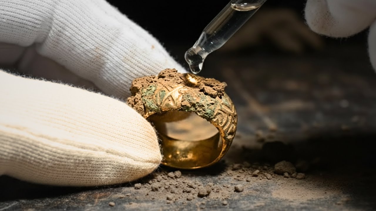 Restoring a lost Viking treasure... hidden for over 1000 years (ASMR)