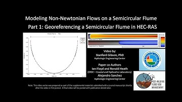 Non Newtonian Flume Part 1   Creating a 1D Semi Circular Flume pre Terrain