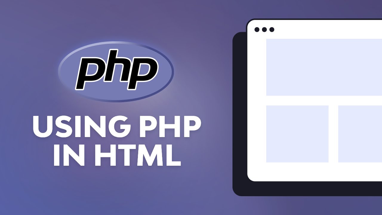 How to PHP in HTML