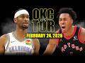 OKC Thunder vs Raptors Full Game Highlights (Feb 24, 2026)