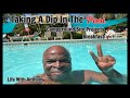 My tiny rv life taking a dip in the pool  breakfast  deck project  cruise link description