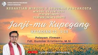Download Lagu [LIVE] 5th Sunday After Pentecost Service - GKP Bandung, Jun 28, 2026 at 9:30 AM - Rev. Gumilar