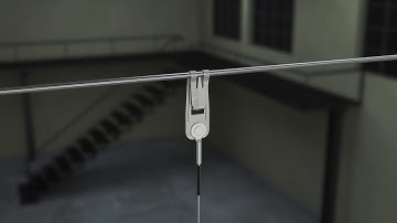 nVent CADDY Speed Link Verenstalen kabelklip voor Afhangingen vanaf Horizontale Overspanningen