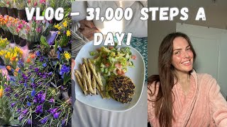 Vlog| 31,000 steps a day for colon cancer awareness month 💙