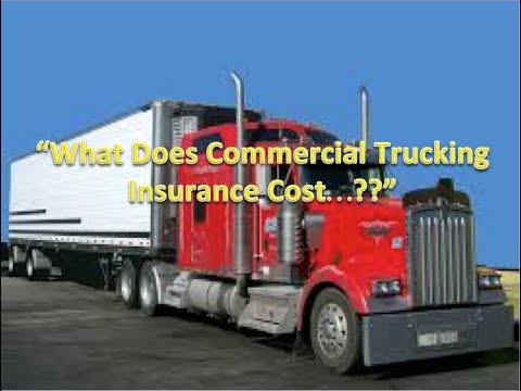 "Commercial Trucking Insurance Costs???" - YouTube