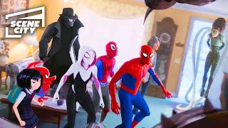 Spider-Man - Un Nuevo Universo Pelea En La Casa De La Tía May Escena De La Película
