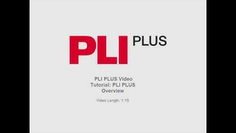 PLI PLUS Overview