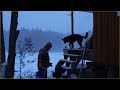 Vicious Snow Storm - Trapped at my Off Grid Cabin