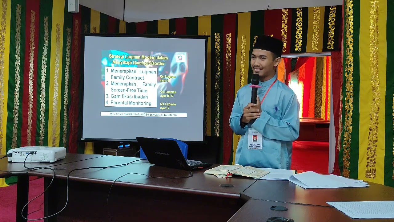 Andika dari Siakkecil Juara 1 KTIQ Putra MTQ ke-49 Kabupaten Bengkalis