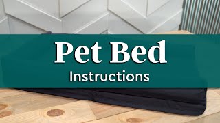 Pet Bed Instructions | Burley