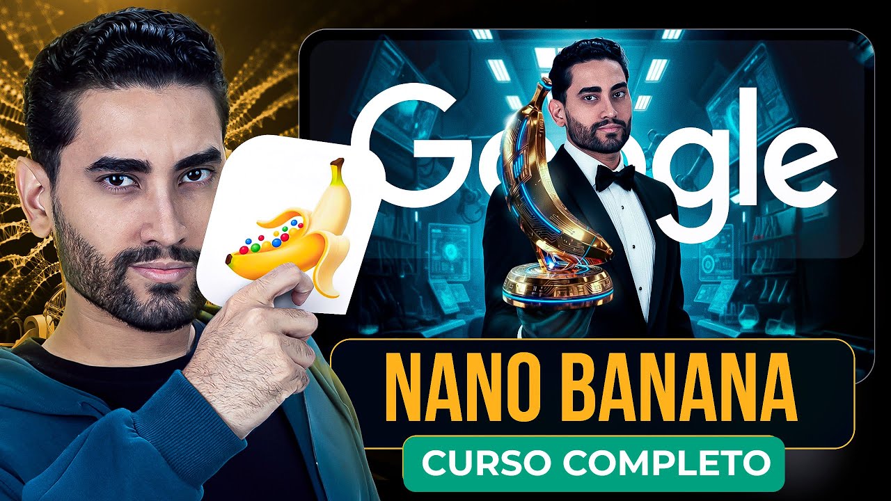 Crie e Edite Imagens GRATUITAMENTE com IA (Curso NANO BANANA Completo)