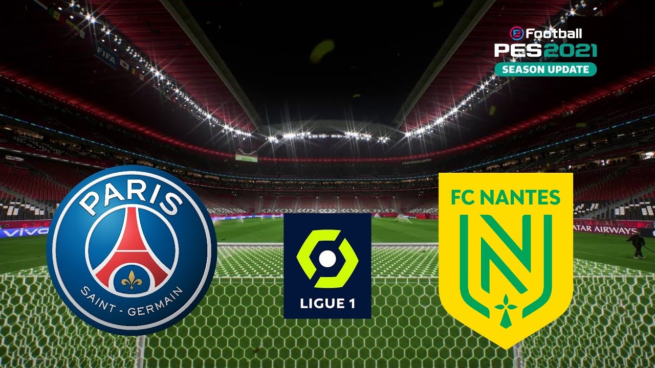 🔴 Paris Saint-Germain vs Nantes | French Ligue 1 2022/23 | eFootball ...