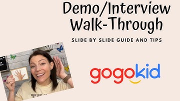 GoGoKid Hiring Process | Demo Walk-Through 2020 | Hand Mountain