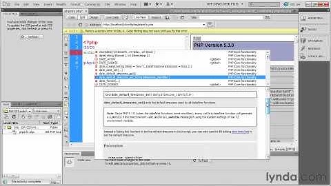 Using code hinting with PHP variables