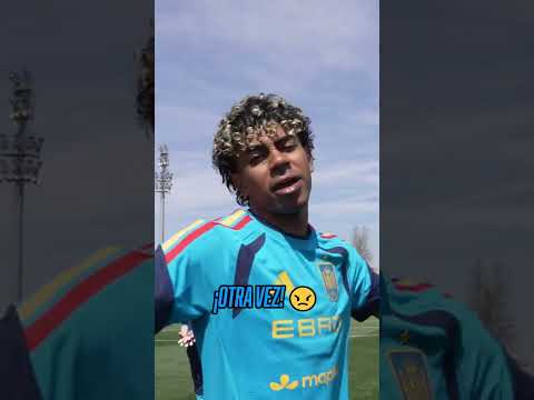 Video LAMINE YAMAL, 100% COMPETITIVO EN EL ENTRENAMIENTO DE ESPAÑA |
