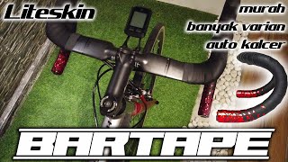 Bartape Liteskin Corak Bintik Hand Grip Lilitan Stang Original Road Bike