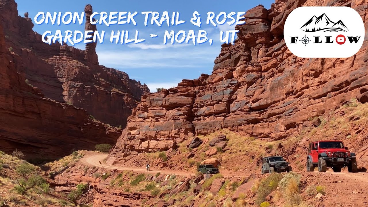 Onion Creek Trail & Rose Garden Hill - Moab, Utah - YouTube