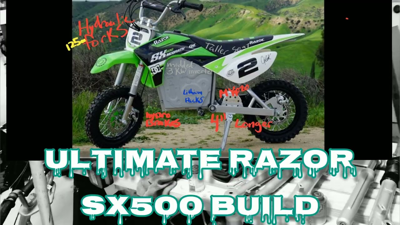 Razor Sx500 McGrath ULTIMATE adult build ??? - YouTube
