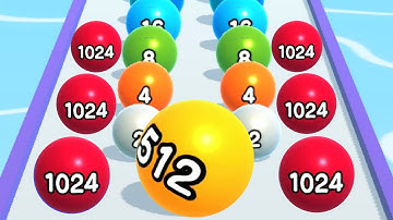 Ball Run 2048 ! All Levels Gameplay (7-9) Android,ios