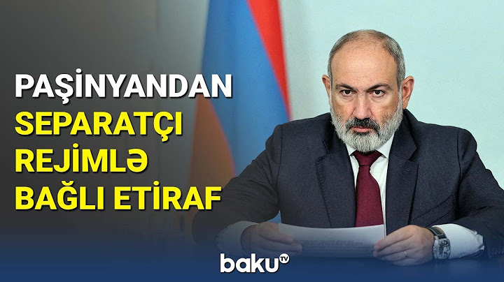 Paşinyan özünü biabır etdi | 30 ildir çuval kimi...