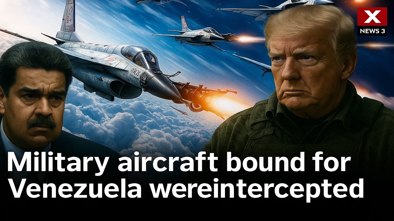 Американские истребители F-22 Raptor перехватили китайский военный груз, направлявшийся в Венесуэ...