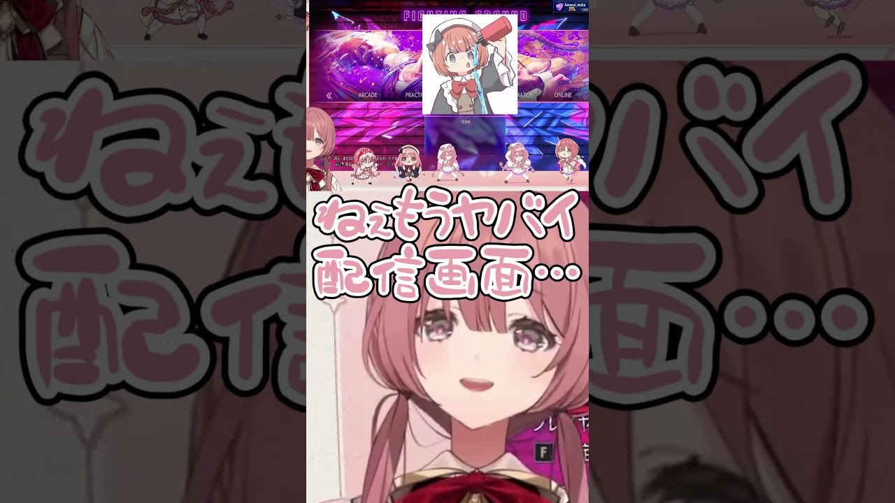 配信画面が騒がしくなったﾓｶｻｰﾝ【甘結もか/ぶいすぽっ！/ぶいすぽ切り抜き】