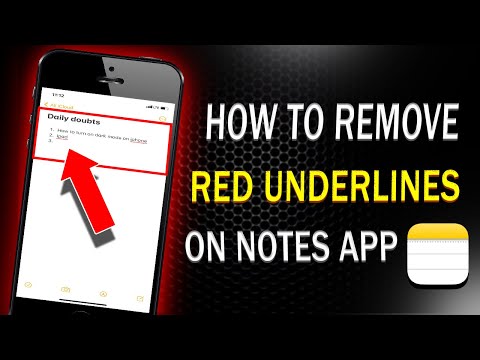 Como remover a linha vermelha no aplicativo Notes? |iPhone e iPad em branco