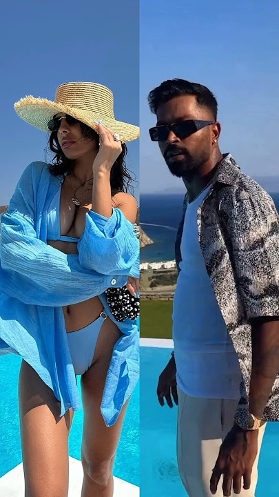 hardik pandya and Jasmine walia viral vacation photos #celebrity #cricket #bollywood #dating #video